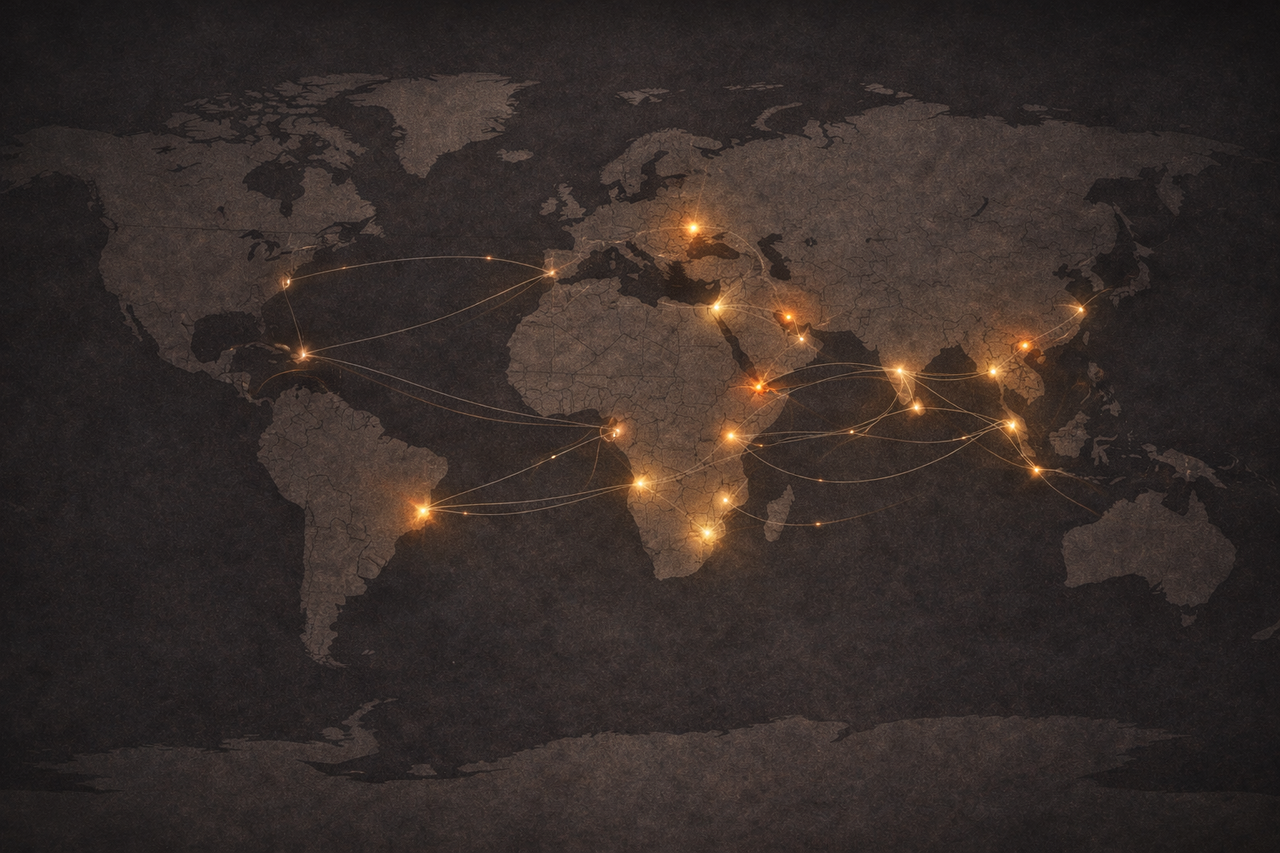 Global conflict map 2026