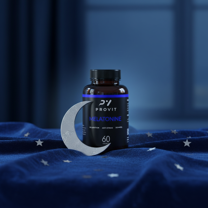 Mélatonine Provit 1.9mg — flacon 60 gélules pour un sommeil naturel au Maroc