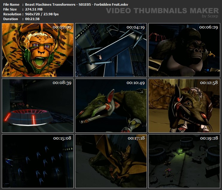 Beast Machines Transformers - S01E05 - Forbidden Fruit.mkv