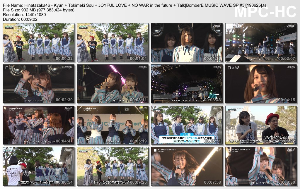 Hinatazaka46 - Kyun   Tokimeki Sou   JOYFUL LOVE   NO WAR in the