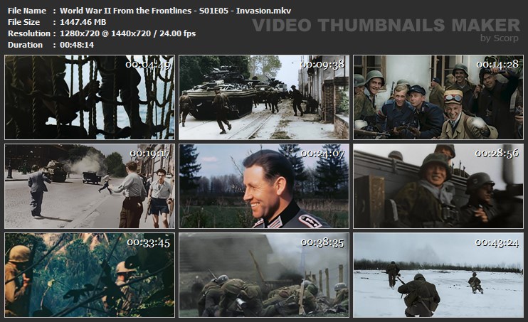 World War II From the Frontlines - S01E05 - Invasion.mkv