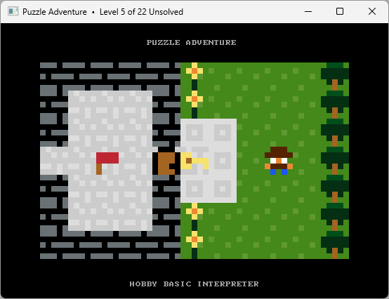 HOBBY BASIC PUZZLE ADVENTURE WINDOWS11 CONSOLE L5