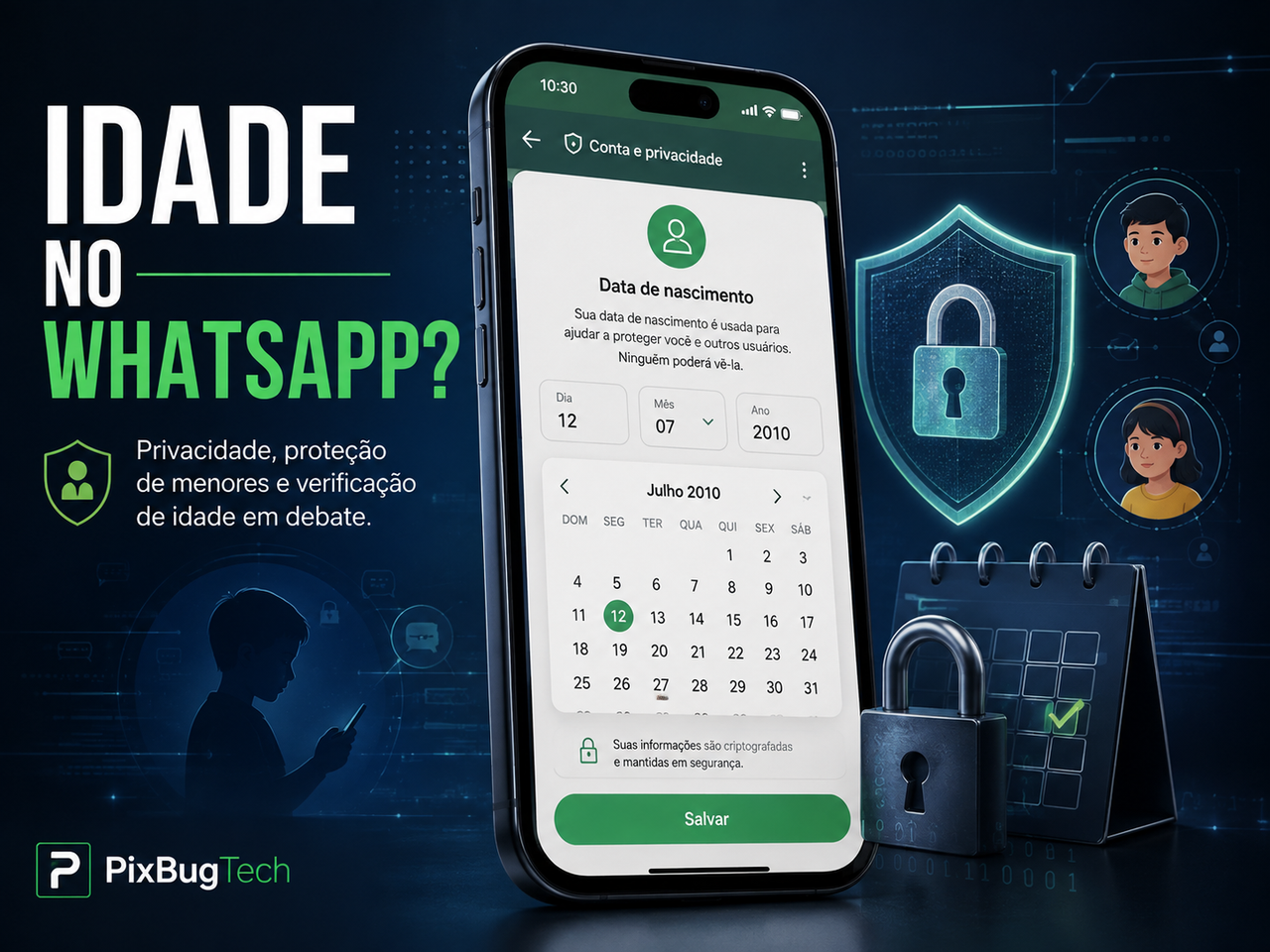 WhatsApp testa idade no app e ensaia uma virada delicada entre privacidade e controle de menores