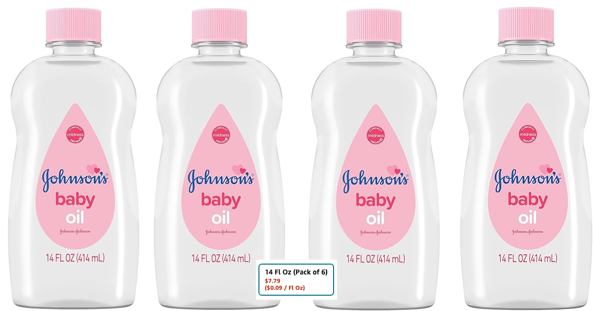 Huge Savings on Johnson’s Baby Oil: 12 Bottles for Just .90! Huge Savings on Johnson’s Baby Oil: 12 Bottles for Just .90!