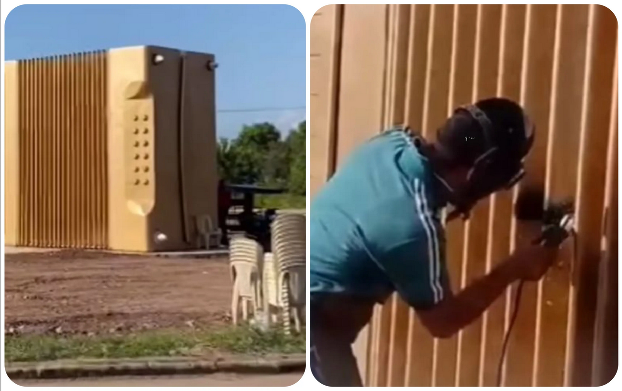 Albañil destruyó monumento que construyó porque no le pagaron: video