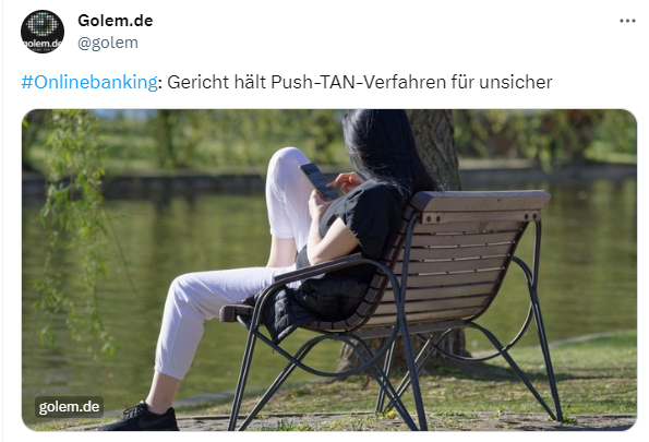 Push-TAN-Verfahren der Banken unsicher 