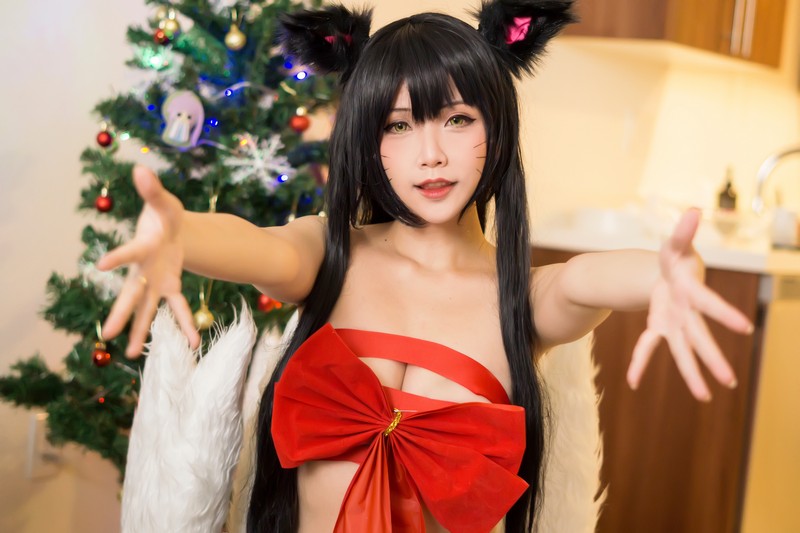 Hana Bunny 礼物阿狸 Cosplay写真｜Ahri Present 高清图片合集[10P-31.2M]插图2