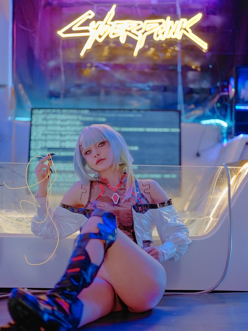 Joyce Lin2x Lucy Cosplay Cyberpunk Edgerunners 高清图集 51P插图4
