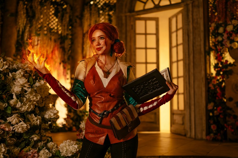 Alina Becker 特莉丝 Triss Merigold Cosplay 巫师系列高清写真【37P-150M】插图2