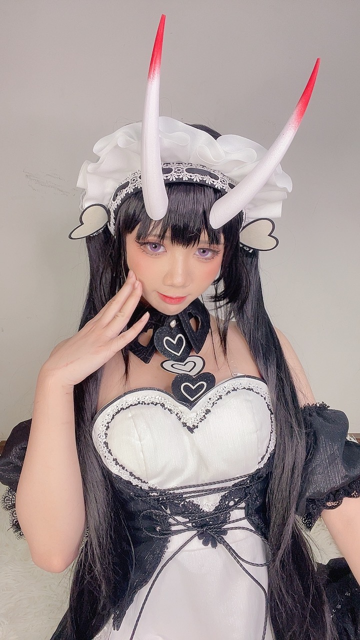 PoppaChan Noshiro Maid Cosplay (Azur Lane) – 117 Photos 11 Videos 408MB插图7