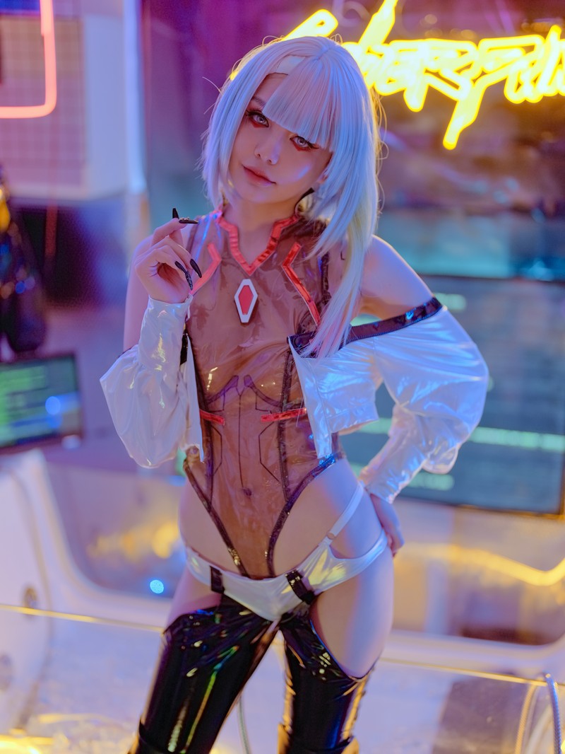 Joyce Lin2x Lucy Cosplay Cyberpunk Edgerunners 高清图集 51P插图1