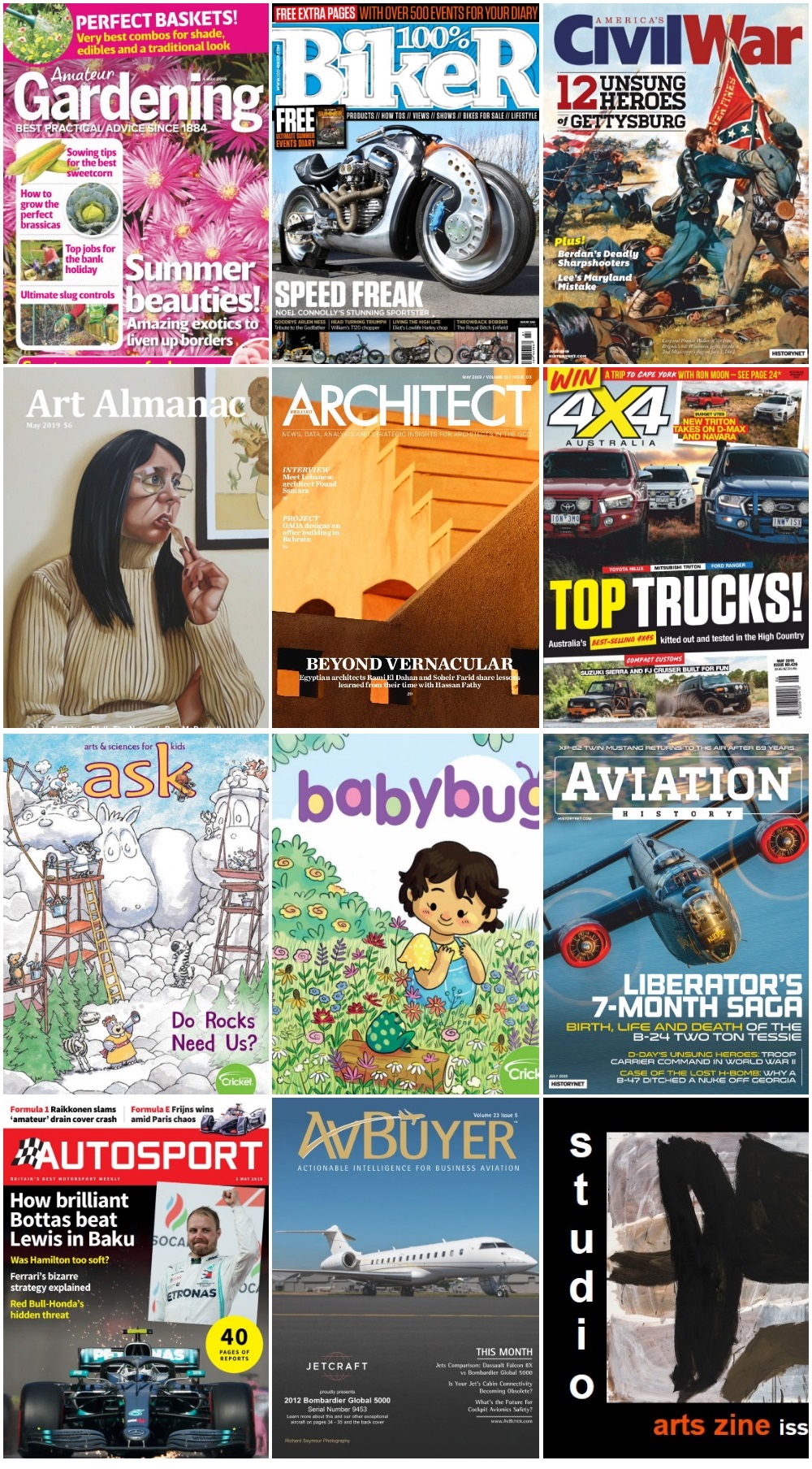 50 Assorted Magazines - May 08 2019 50 Assorted Magazines - May 08 2019