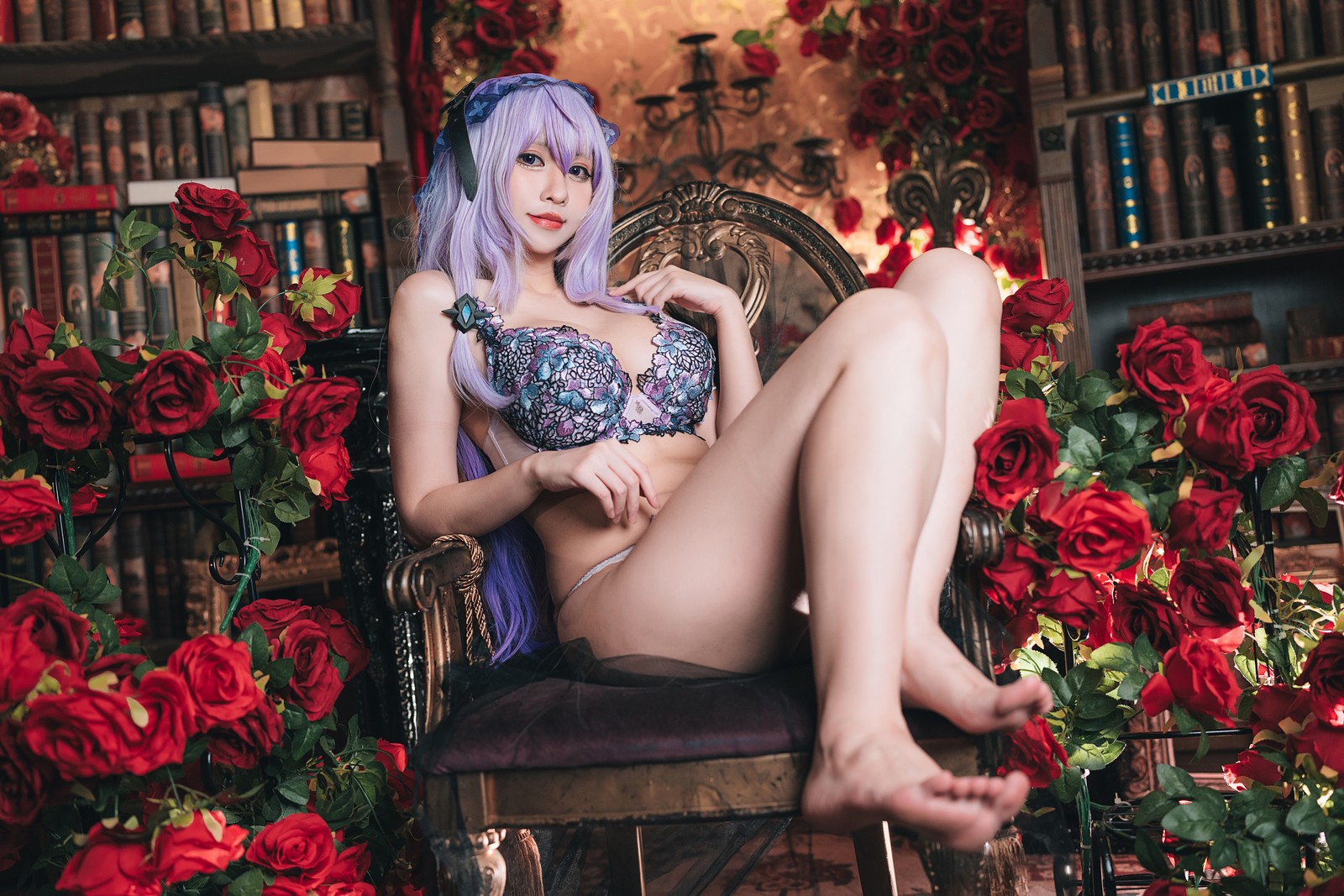 小空sora – 碧蓝档案 飞鸟马时 内衣 Cosplay 高清写真集（24P2V-191MB）性感角色扮演插图6