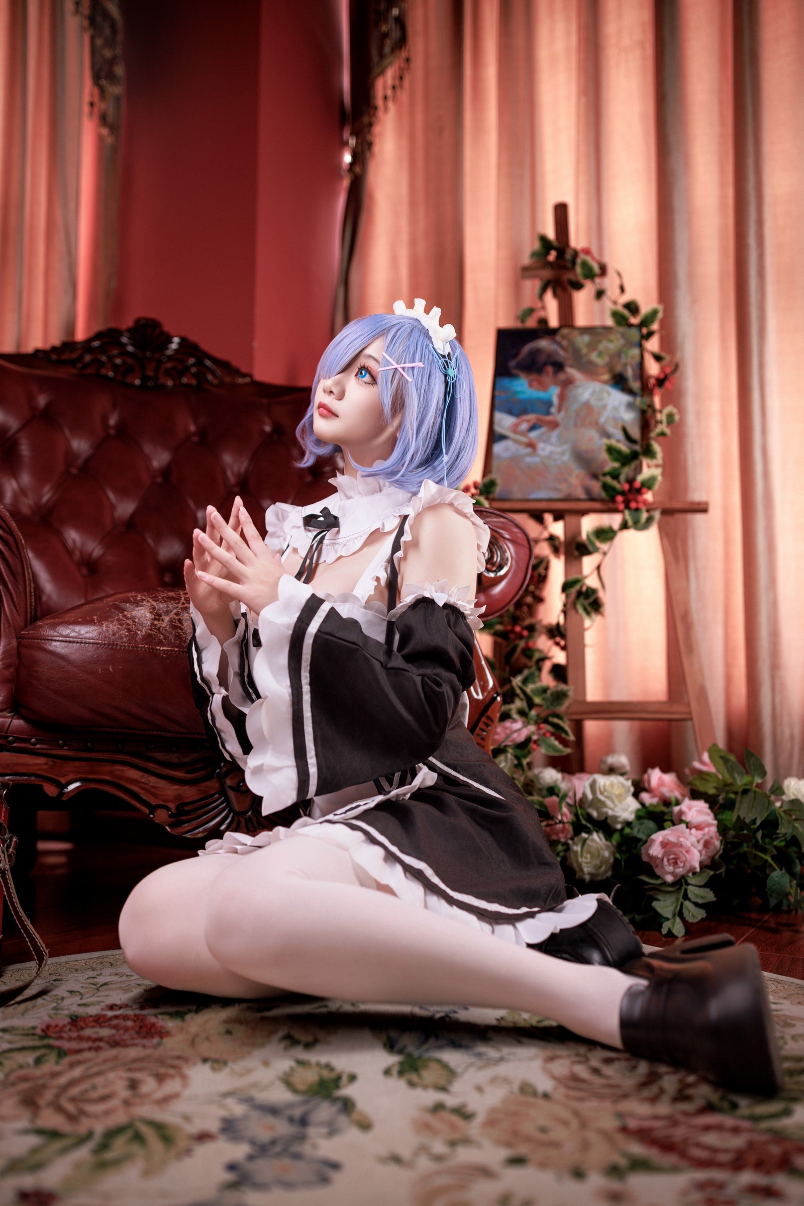 阿雪雪写真雷姆女仆Cosplay高清套图（87P+3V / 1.07G）Re0主题写真插图5