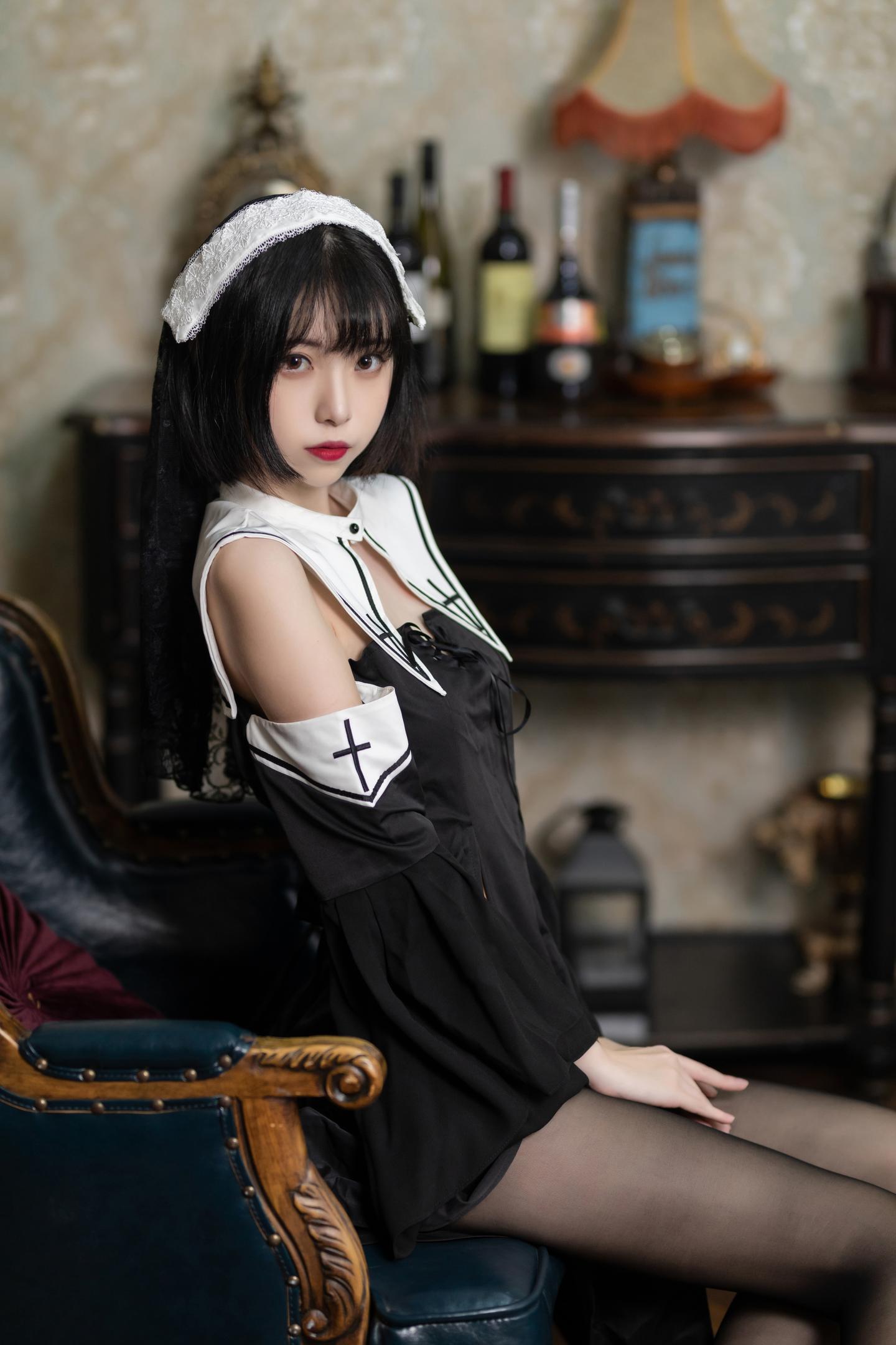 许岚LAN NO.016 暗黑修女 33