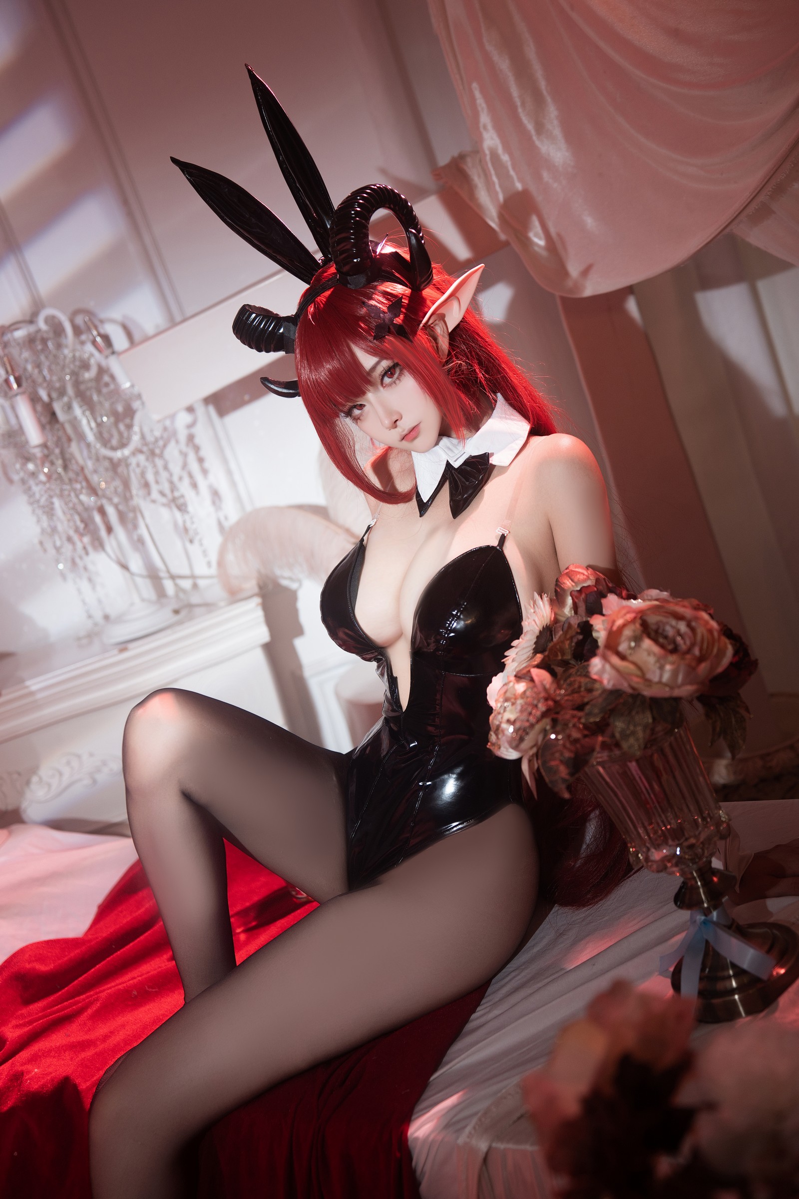 Seya-狮砸 – 25年01月限定 狂三旗袍 Cos 高清写真 2（12P-133.8MB）插图7