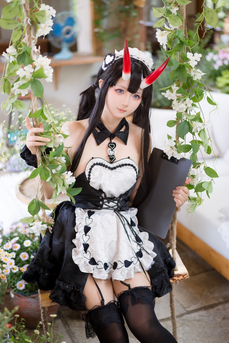 艾西Aiwest 碧蓝航线能代Cosplay写真图集 舰娘高清美图 18P (38.3M)插图1