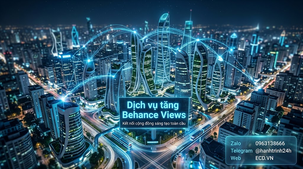 tăng behance views nhanh cho portfolio