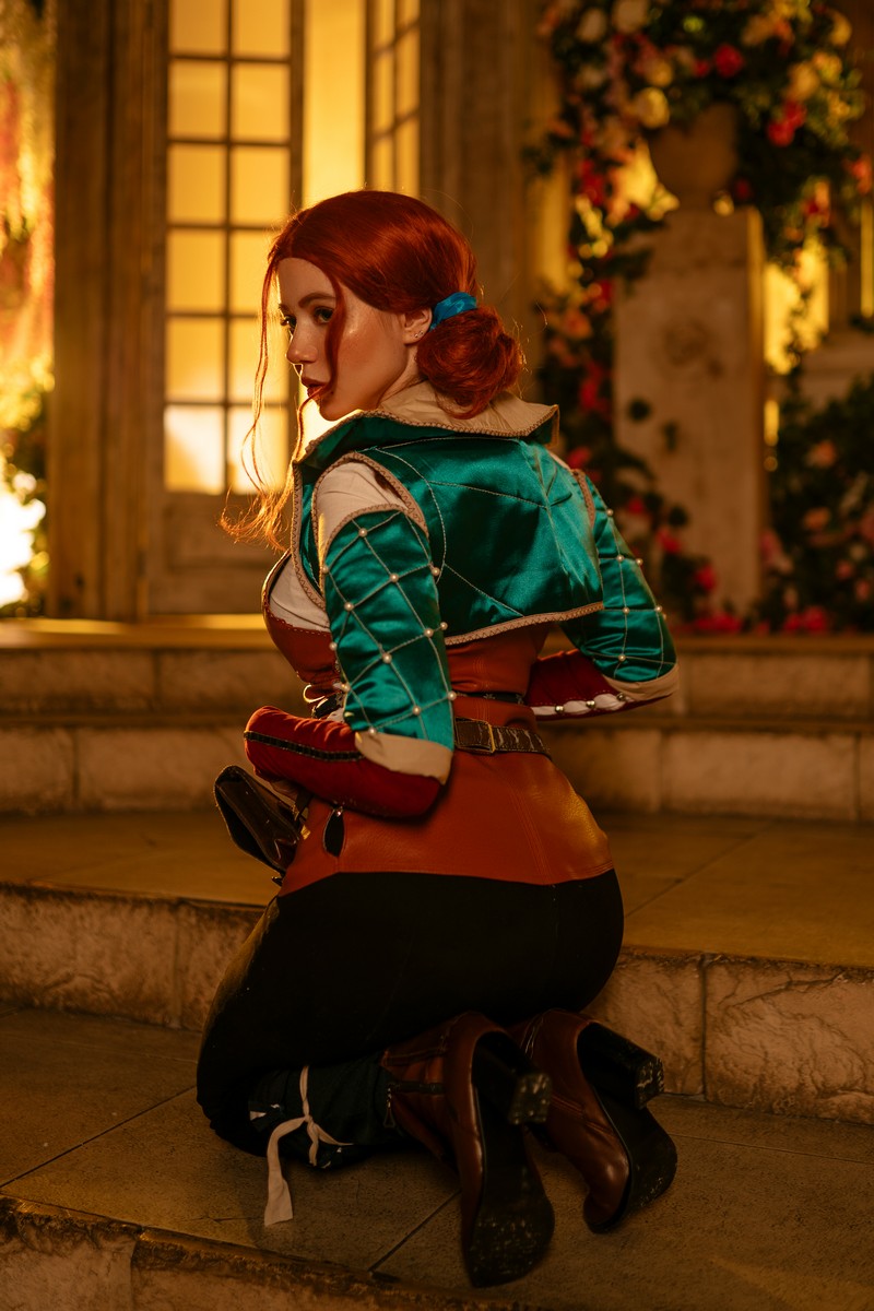 Alina Becker 特莉丝 Triss Merigold Cosplay 巫师系列高清写真【37P-150M】插图8