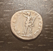 Denario de Trajano. P M TR P COS VI P P S P Q R. Virtus estante a dcha. Roma. Trajano-denario-2-2