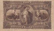 1000 pesetas de 1876 pedazo de pieza, un abrazo. Otro billetazo en mi nueva colecciíon. Pick-13-re