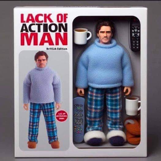 Lack of action man