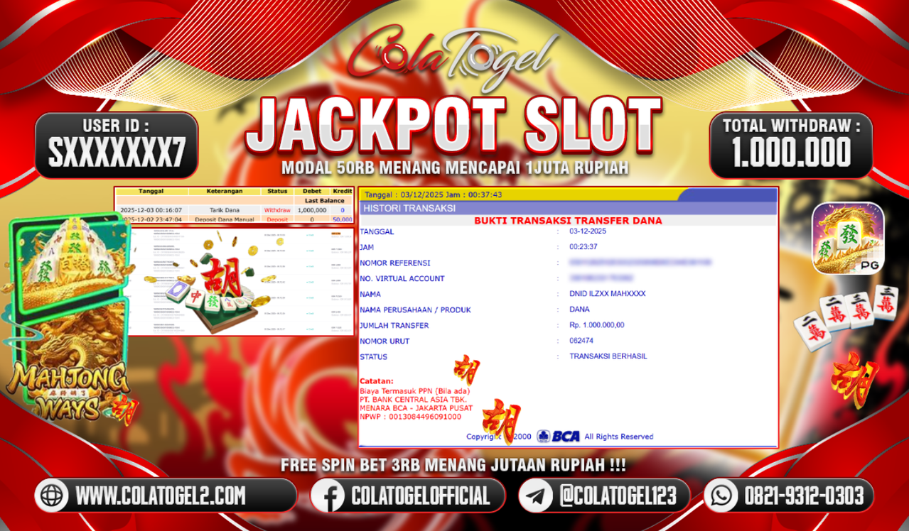 JACKPOT SLOT GACOR!!