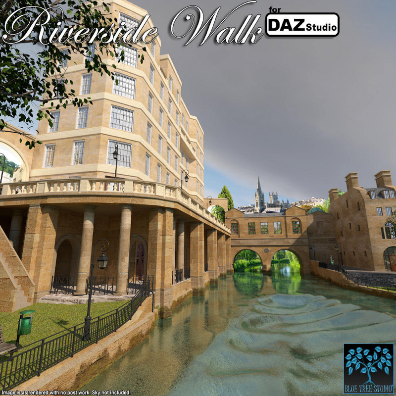 Riverside Walk for Daz Studio