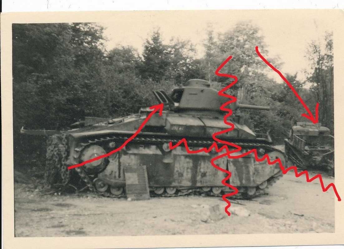 Frankreich französischer Panzer Tank Char Renaul