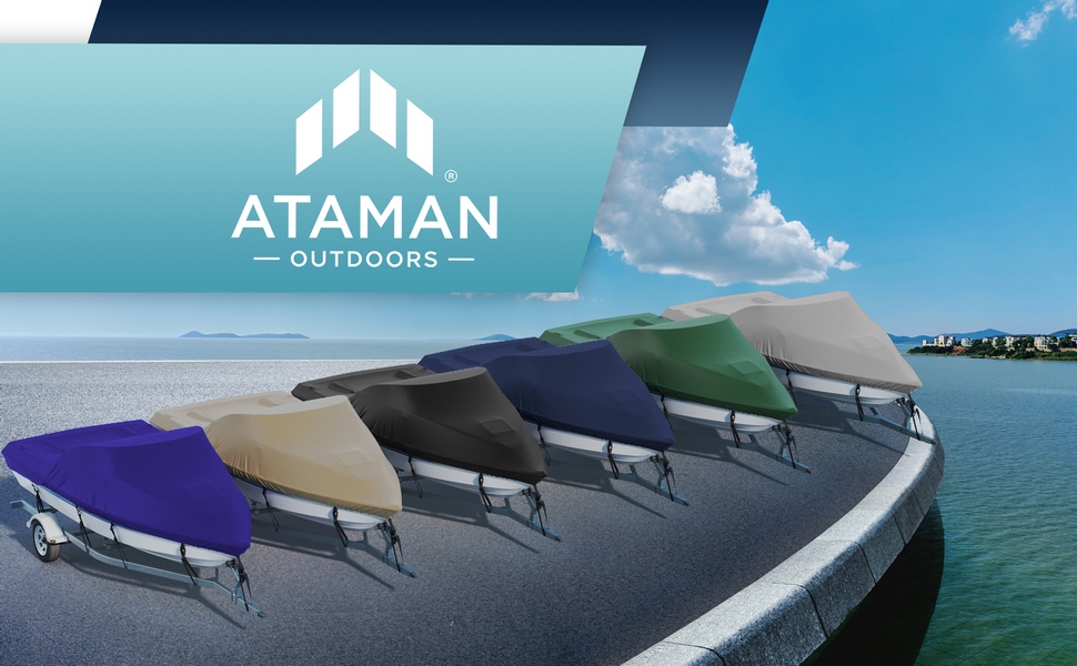 Trailerable 600D Waterproof Boat Cover 1