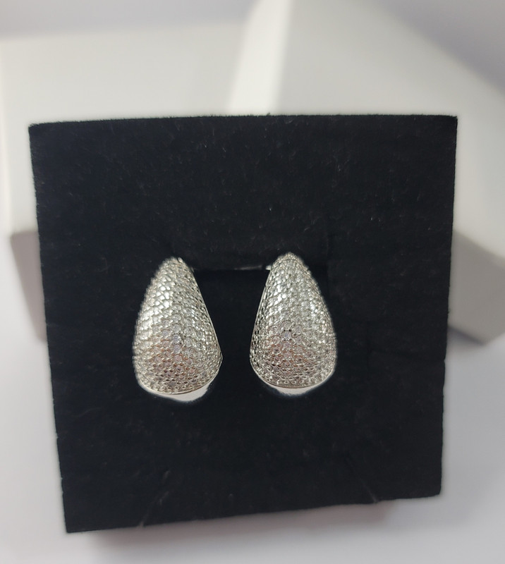 Arete plateado 20