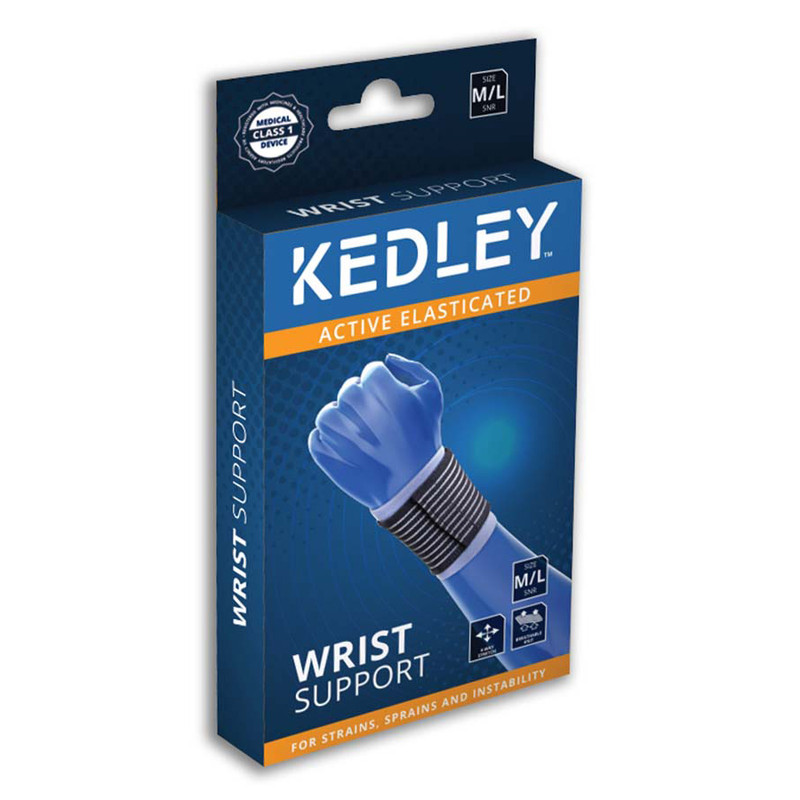 Kedley Active Elasticated Wrist Support M/L