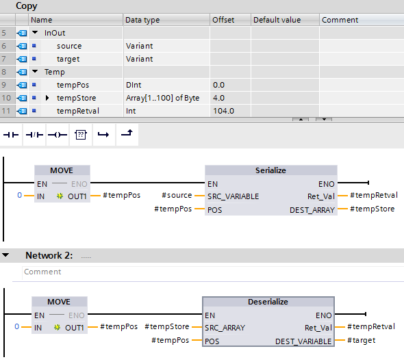 How do you initialize structures in optimized memory areas How do you initialize structures in optimized memory areas