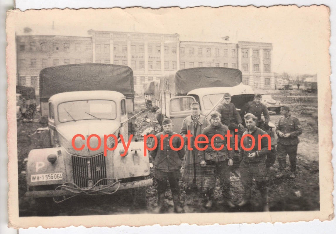 Orig. Foto Halbketten - LKW MAULTIER Kamenez-Podolski 1944 Rückz