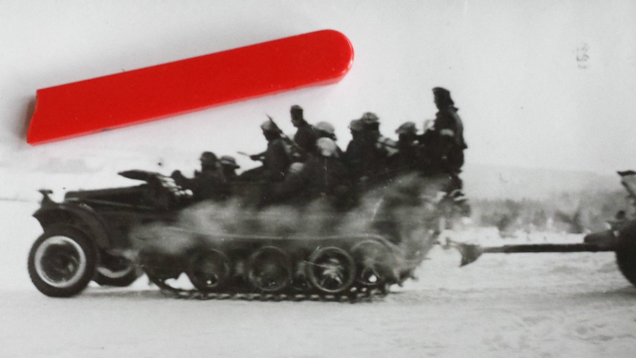 Foto Panzer Halbkette - Panzerjäger - Weisse Tar