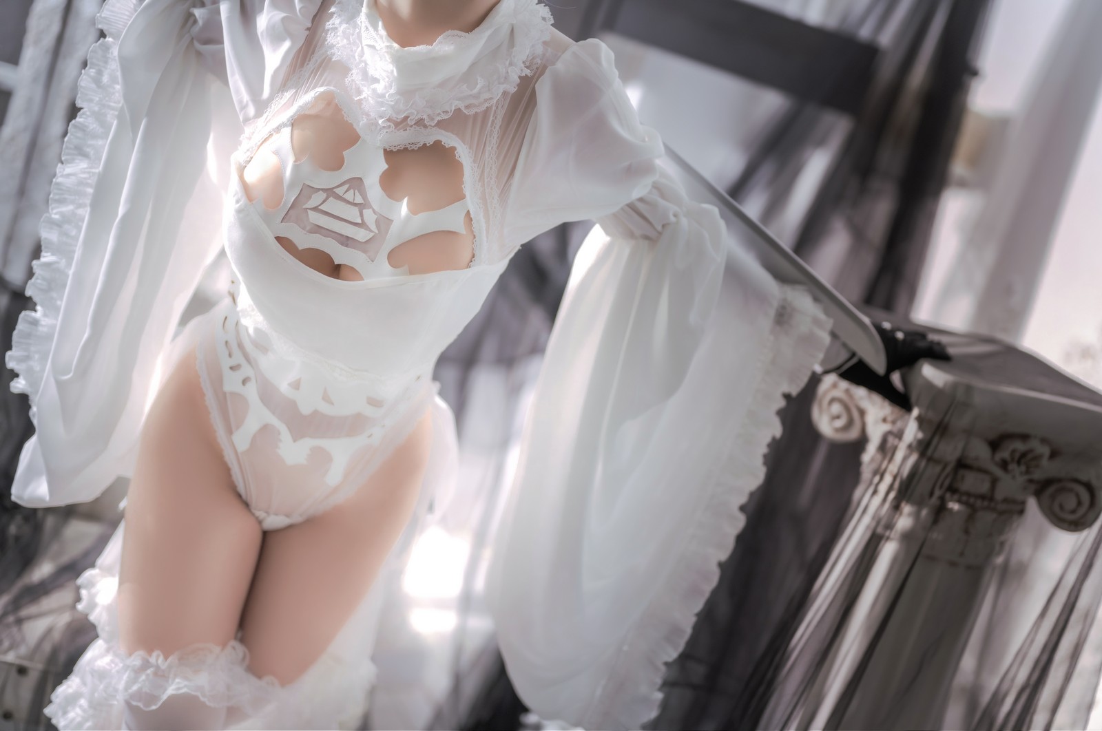 桜满三时 – 2B 花嫁 Cosplay 高清写真集（21P-367.4MB）原神主题插图5