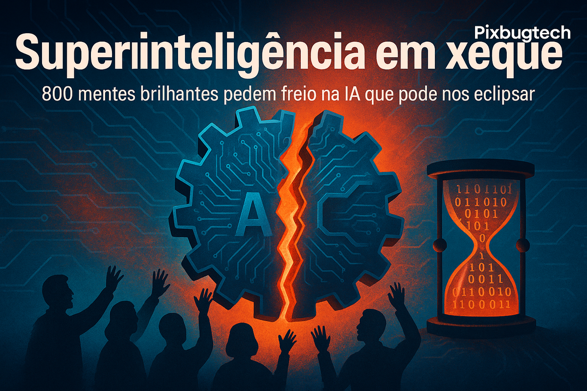 📡 Superinteligência em xeque: 800 mentes brilhantes pedem freio na IA que pode nos eclipsar