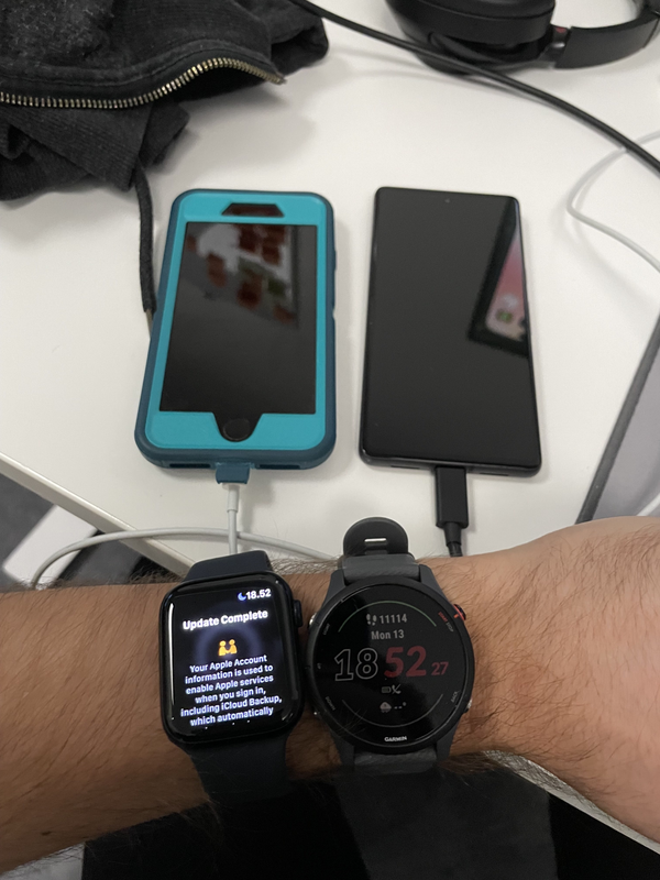 Smart watch testing has begun