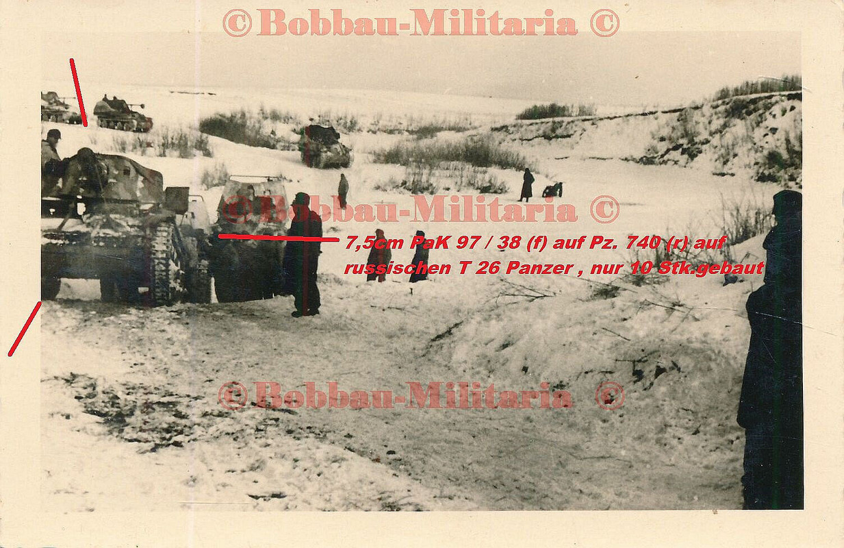 K905 Pz.Jg.Abt.653 Beutepanzer T 26 Umbau 7,5cm PaK 97 - 38 (f) auf Pz. 740 (r)