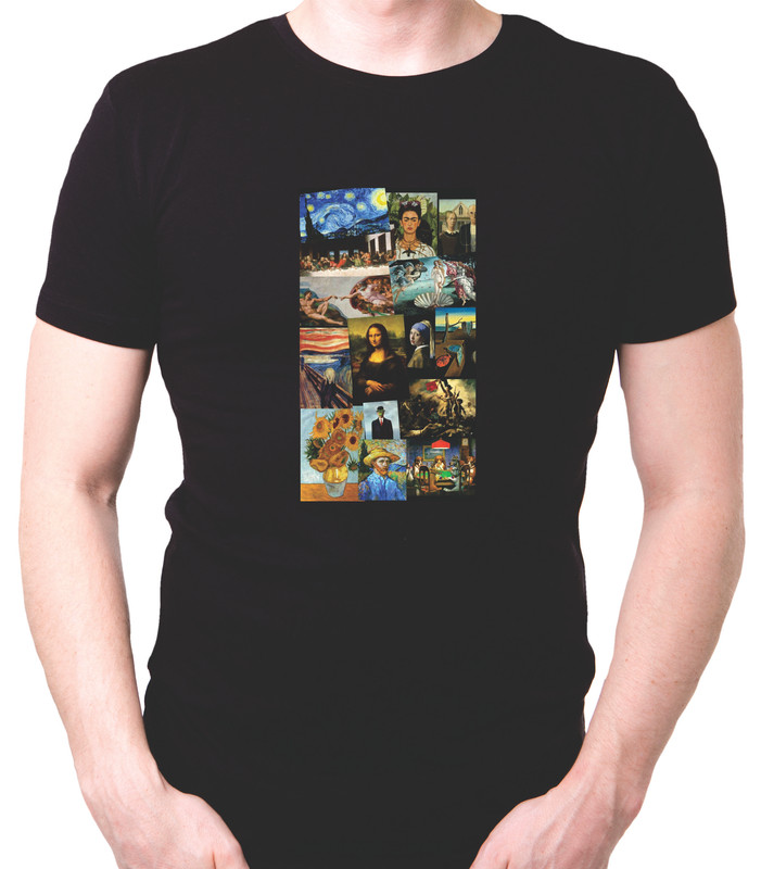 Camiseta Arte van gogh Quadrinhos 04