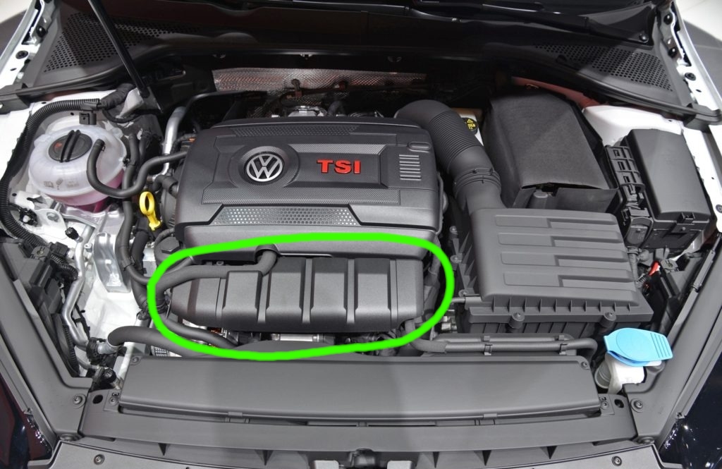 élément du cache moteur sur TSI - Forum Golf 7