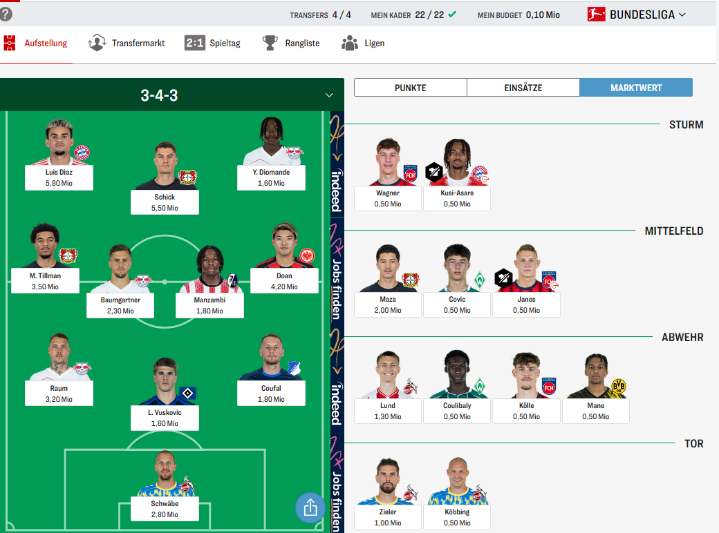 V15 Diaz und Vuskovic