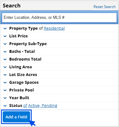 Add a Field screenshot