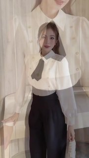 DC1376-Áo sơ mi cổ Đức cavat Charme 401017