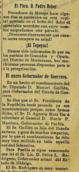 Peregrinación al Tepeyac 1905