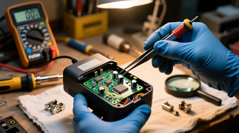 Ремонт зарядного устройства триммера