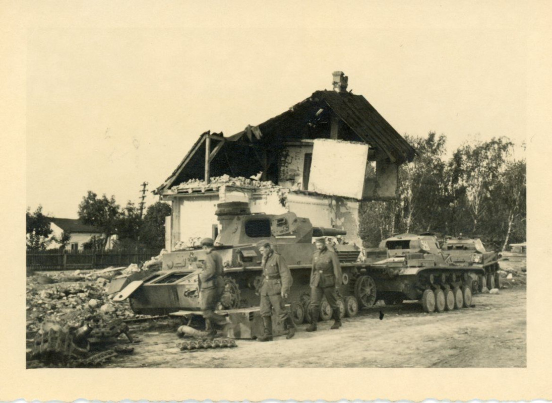 Panzer IV Tank Russland Vormarsch Kämpfe