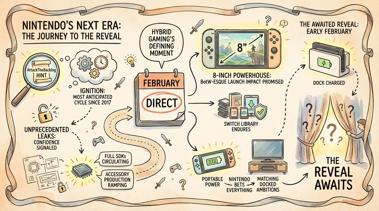 Futuristic gaming handheld console dock charging station