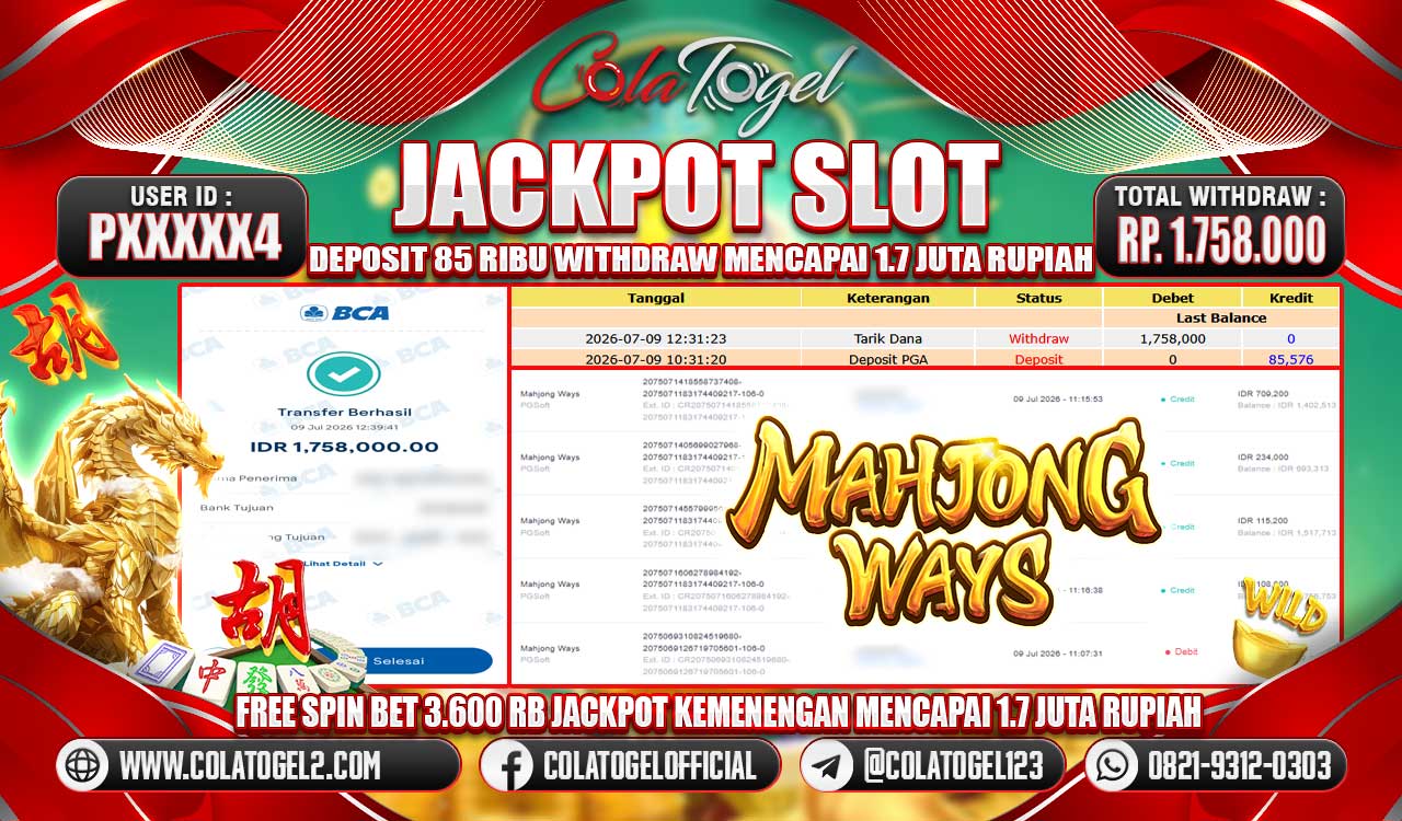 JACKPOT SLOT GACORR!!