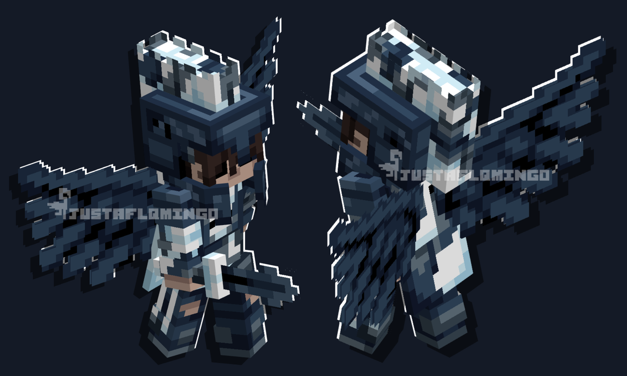 Emo Flqmingo Minecraft Skin